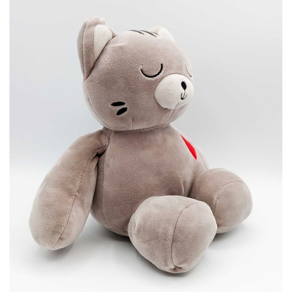 Squishmallows Valentines heart Tally The Gray Cat 9" Squeeze A Mallows Exclusive - Picture 2 of 5